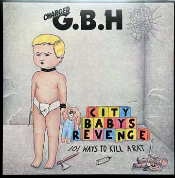 GBH "City Babys Revenge" LP (PNV) Splatter Vinyl